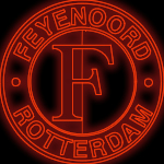 Feyenoord logo neon Red